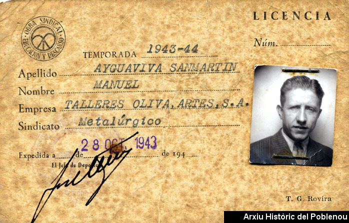 06384 Oliva Artés 1943