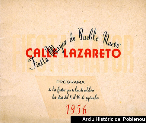 09315 Festa major Llatzeret 1956