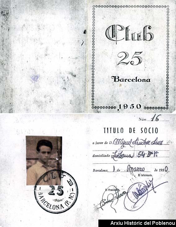 10499 Club 25 1950
