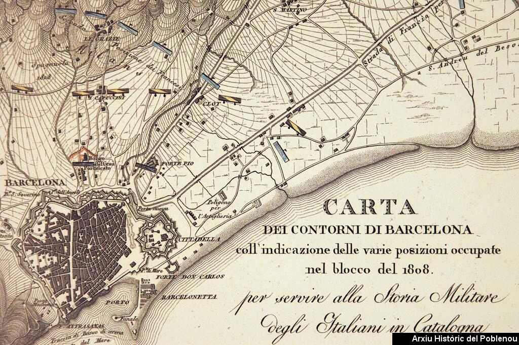 11824 Plànol de Barcelona 1808
