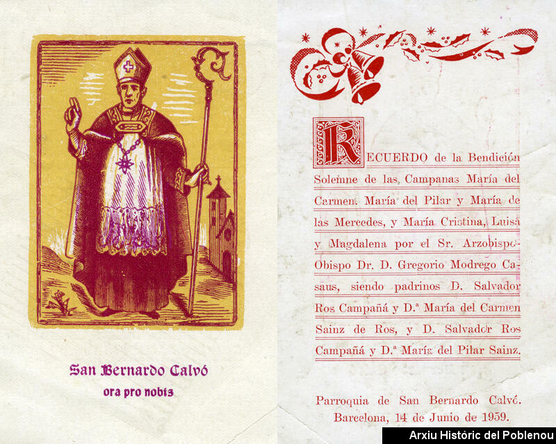 13699 Sant Bernat Calvó 1959
