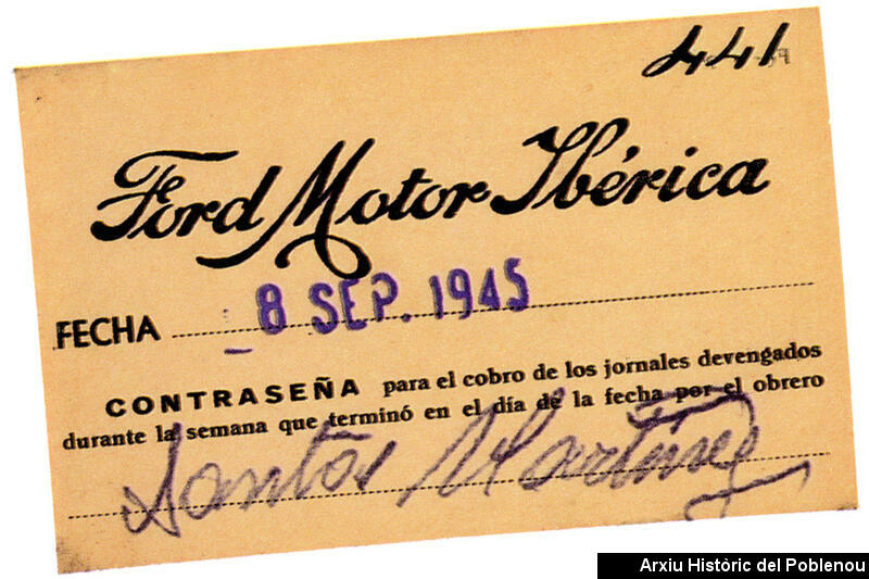 14895 Ford Motor Ibérica 1945