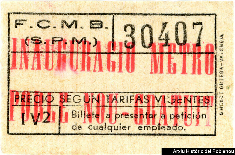 16097 Metro Poblenou 1977