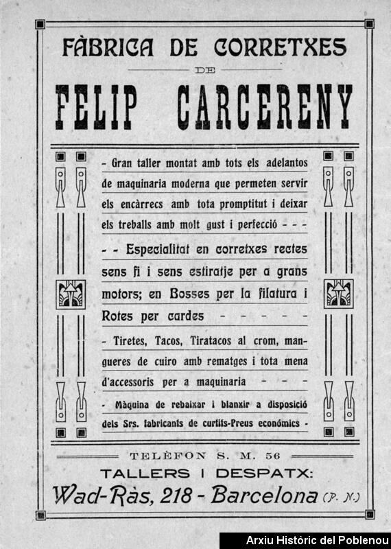 16884 FELIP CARCERENY 1918