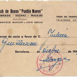 17095 Club de boxeo Pueblo Nuevo 1949