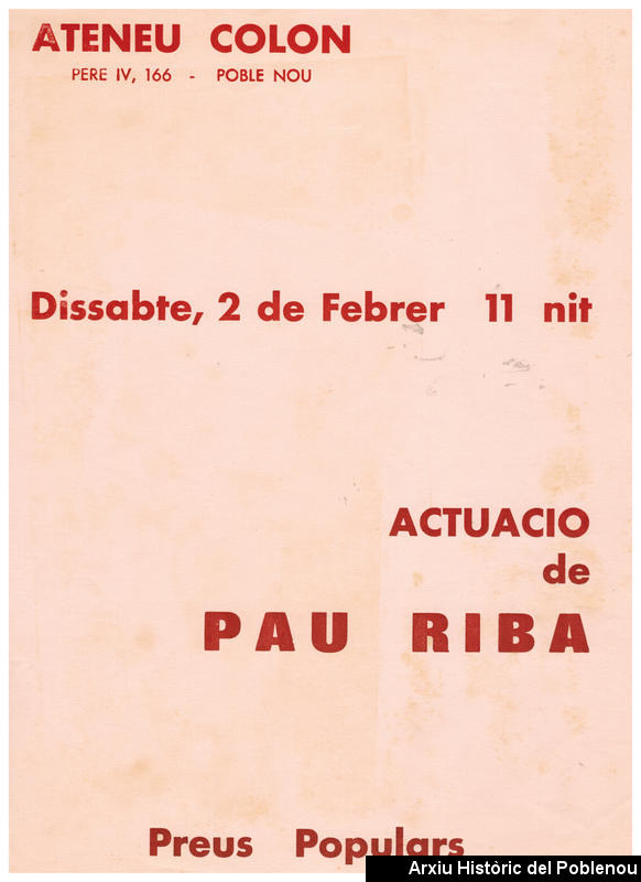 0560. ATENEU COLÓN. Febrer 1974