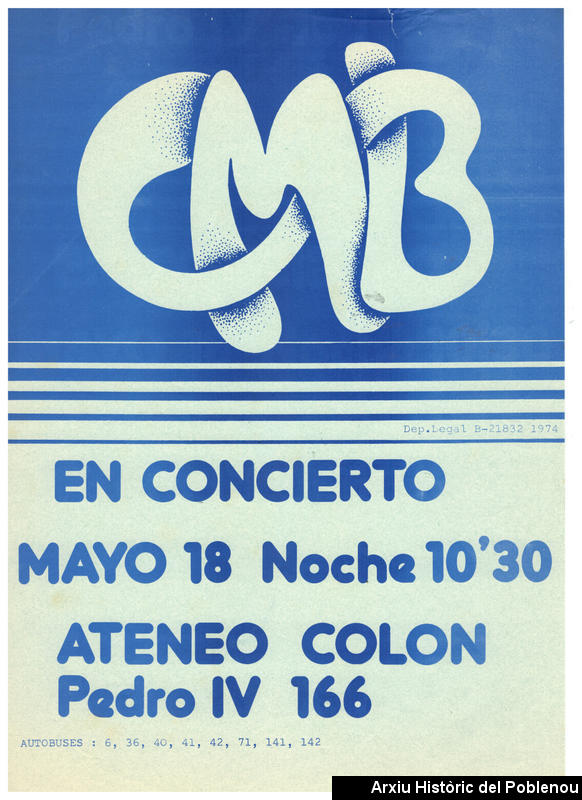 0562. ATENEU COLÓN. Maig 1974