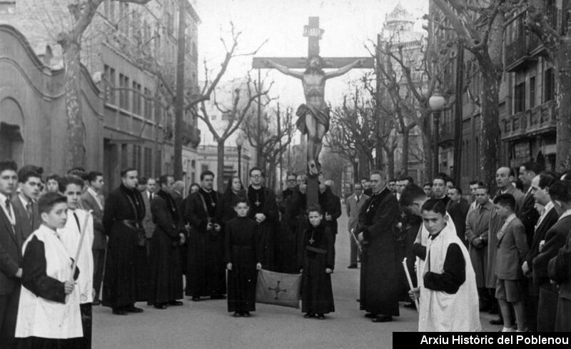 17477 Processó del Via Crucis 1955