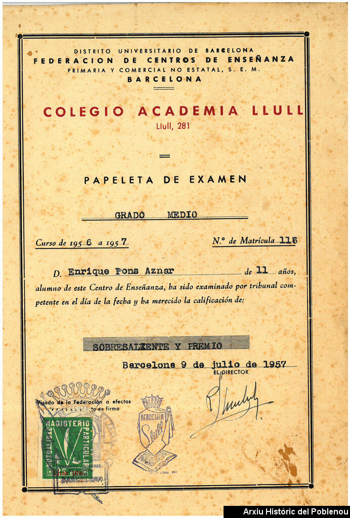 17511 Academia Llull 1957