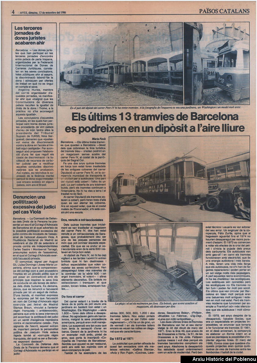 00617 Tramvies Barcelona 1986