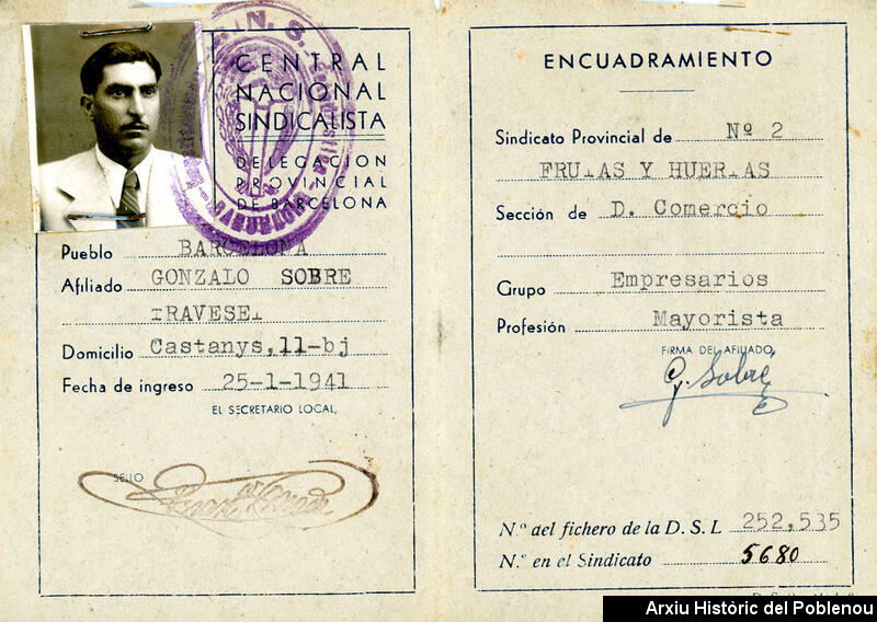 20907 Central Nacional Sindicalista 1941