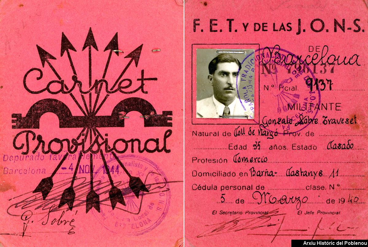 20906 Falange Española 1940