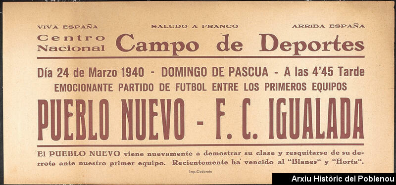 21555 Futbol 1940