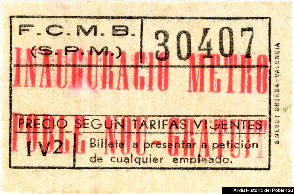 16097 Metro Poblenou 1977