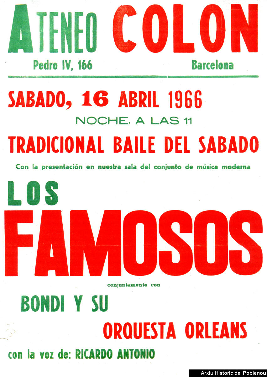 22274 LOS FAMOSOS 1966