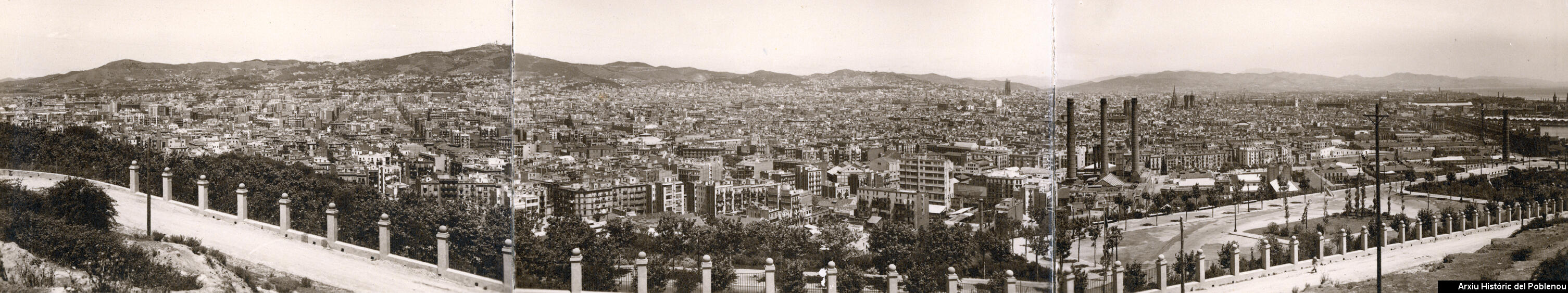 01560 Barcelona des de Miramar 1929