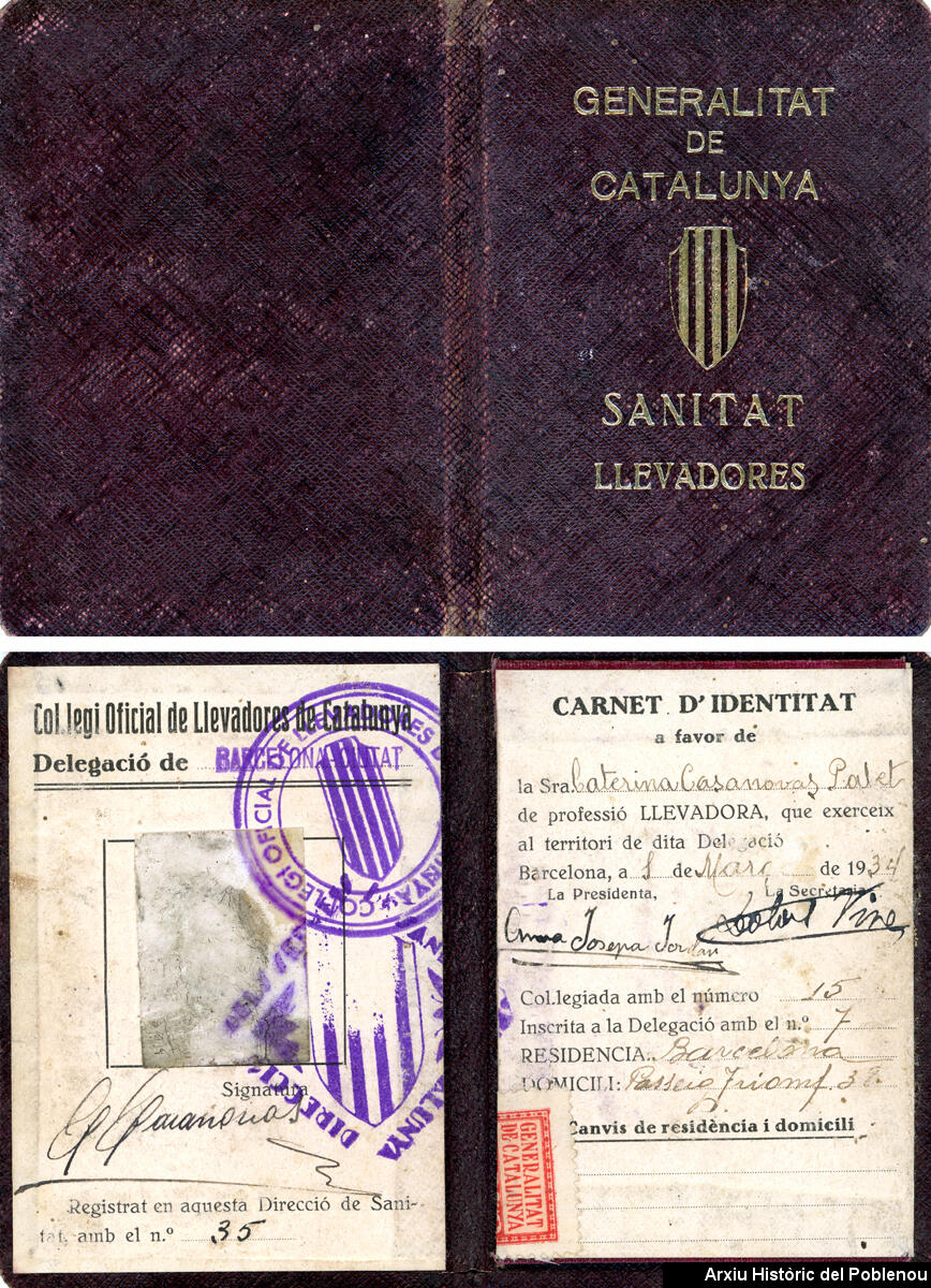 23304 Llevadores de Catalunya 1934