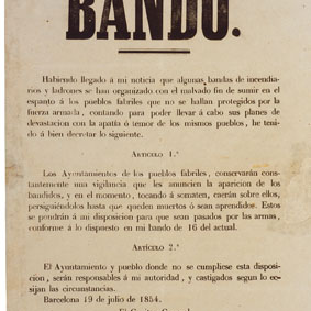 07243 Bando de Ramon de La Rocha 1854