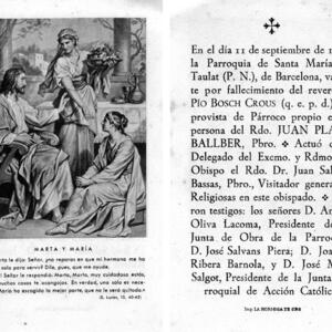 09235 Santa Maria del Taulat 1948