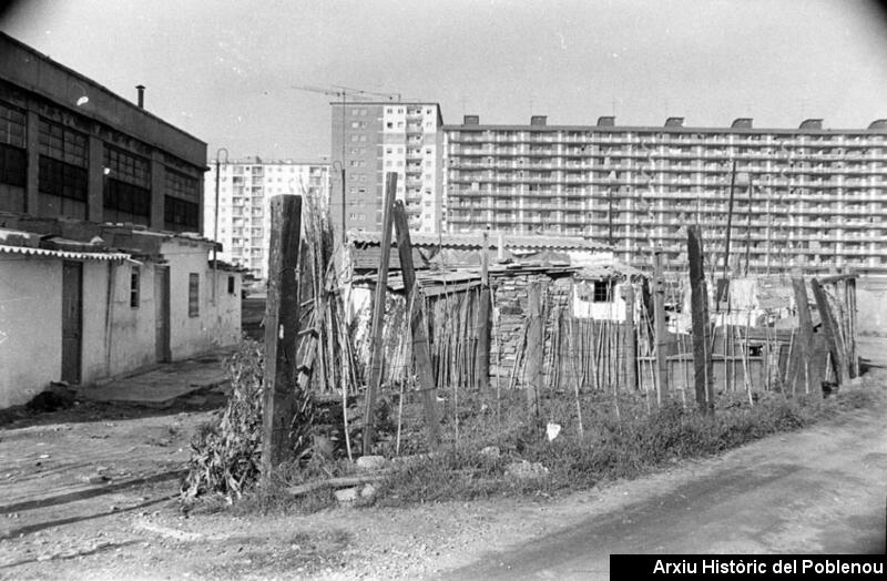 01858 Barraques carrer Agricultura [1973]